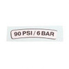 1702740: Aftermarket JLG Decal Tire Press (90 PSI)