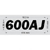 1702819: Aftermarket JLG Decal - 600AJ