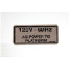 1703464: Aftermarket Gradall Decal - Ac Power