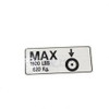 1704401: Aftermarket Gradall Decal Wheel Load 2032E2(CE)
