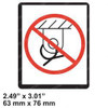 1704461: Aftermarket JLG Decal - No Tie Down