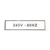 1705374: Aftermarket Gradall Decal 240V 60HZ