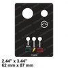 1705696: Aftermarket Gradall Decal Led/Circuit Breaker