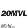 1706746: Aftermarket JLG Decal - 20MVL