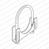 2020: Aftermarket Linde Forklift Clamp - Exhaust 2 Inch