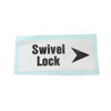 27867: Aftermarket Genie Decal Swivel Lock