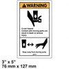 28161GT: Aftermarket Genie Decal - Warn Crush Hazard Hand