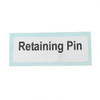 28374: Aftermarket Genie Decal Retaining Pin 1.25 X 2.8