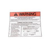 300740: Aftermarket Snorkel Decal - Danger Towing Instr 300740: Aftermarket Snorkel Decal - Danger Towing Instr