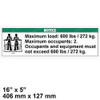 32998: Aftermarket Genie Decal Notice Max Load 600 Lbs 32998: Aftermarket Genie Decal Notice Max Load 600 Lbs