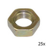 3322202-025: Aftermarket Jlg Nut Hex .750-16 Low Ht-25 Pcs