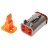 4460884: Aftermarket JLG Terminal Conn 4 Pos (gray)