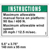 44986: Aftermarket Genie Decal - Max Force/wind Speed