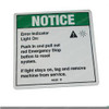 46238: Aftermarket Genie Decal - Notice Error Light