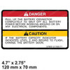 57822-U1090-71: Aftermarket Toyota Forklift Indicator Drive Caution