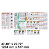 65465: Aftermarket Genie Decal Kit/Sfty-Instructz60Ic