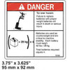 72159: Aftermarket Genie Decal Tip-over Batteries Gr