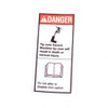 72832: Aftermarket Genie Decal Danger Do Not Alter Swtc