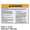 72875: Aftermarket Genie Decal Warning Pipe Cradle Boom