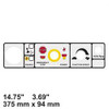 7376010081: Aftermarket Grove / Manlift Decal - Ucb