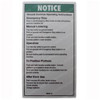 82263: Aftermarket Genie Decal Notice Oper Inst Gcp