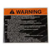 825387: Aftermarket Cushman Decal - Warning 825387: Aftermarket Cushman Decal - Warning