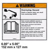 97668: Aftermarket Genie Decal Warn Overturn Hazard