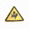 9910: MEC (Mayville Eng) DECAL - HAND CRUSH HAZARD