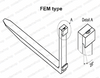 B2F36SD: Kenhar Forks FORK - 1-3/4 X 5 X 36 CL2