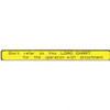 57859-14901-71: Aftermarket Toyota Forklift Plate - Caution