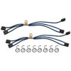 220004128: Aftermarket Yale Brush Quad Set W/springs - 2