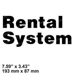 220022830: Aftermarket Yale Decal - Rental Systems