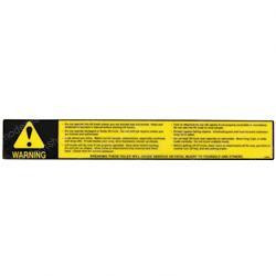 220023071: Aftermarket Yale Decal - Warning