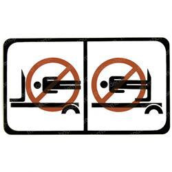 220073444: Aftermarket Yale Decal - Fork Warning