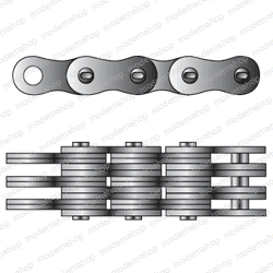 504066782: Aftermarket Yale Forklift Chain - 10 Ft