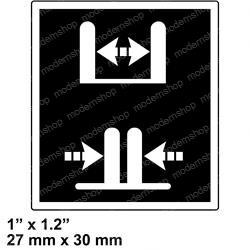 504236257: Aftermarket Yale Forklift Decal - Fork Shift