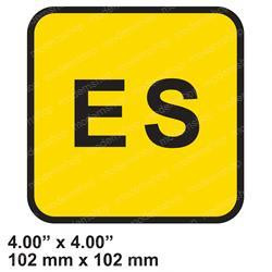 504575236: Aftermarket Yale Forklift Decal-Safety Es