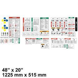 800139281: Aftermarket Totalsource Decal Kit - Safety