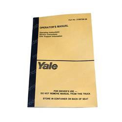 518976809: Aftermarket Yale Forklift Operations Manu