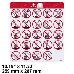 158913 | Aftermarket Skyjack Decal - General Safety | The Modern Shop