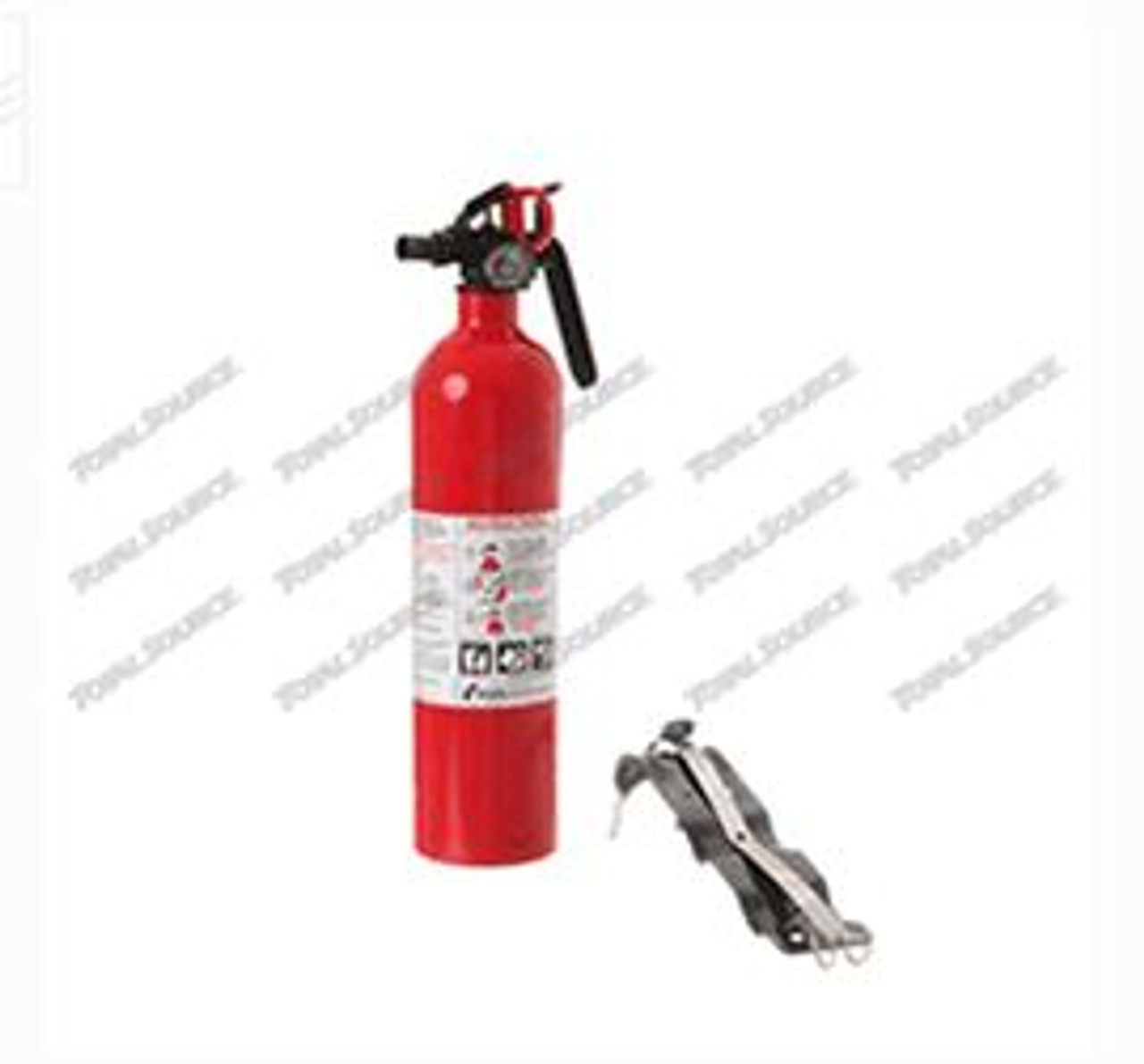 90273 | FIRE EXTINGUISHER with Metal Strap Bracket- 2.5 LB 1A.10B:C