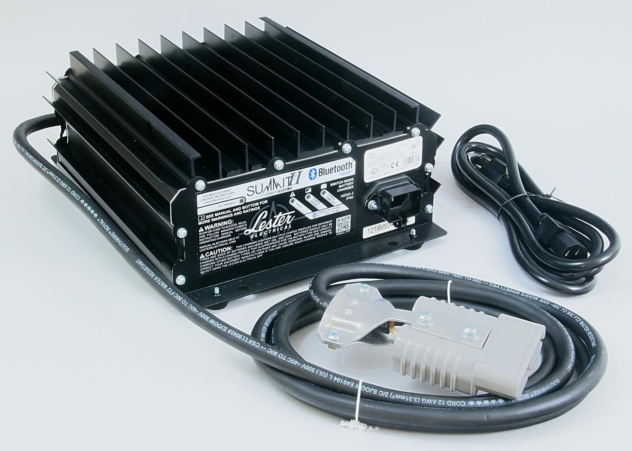 40506A3: American Lincoln Aftermarket Charger, Summit Ii, 1050W, 36V/25A, W/175A Gray