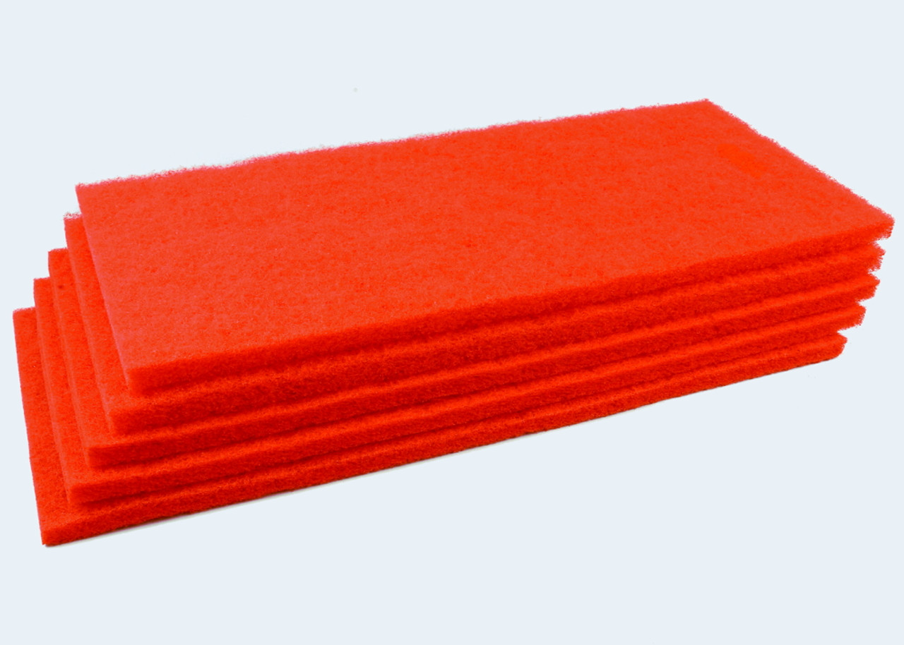 997004: American Lincoln Aftermarket Floor Pads, 14X32 Red 5 Pack