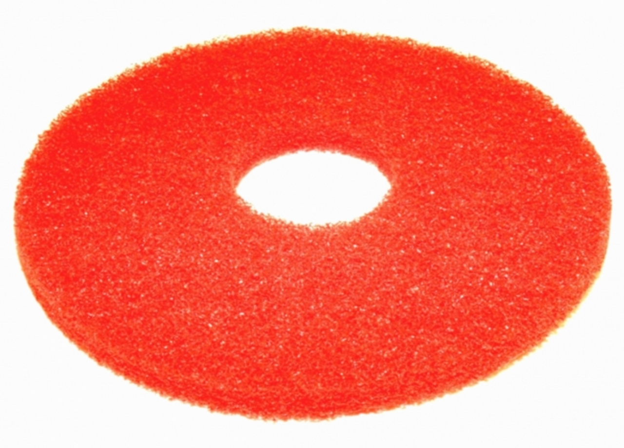 JA13REDBX5: Henderson Aftermarket Floor Pads, 13" Red (5 Pack)