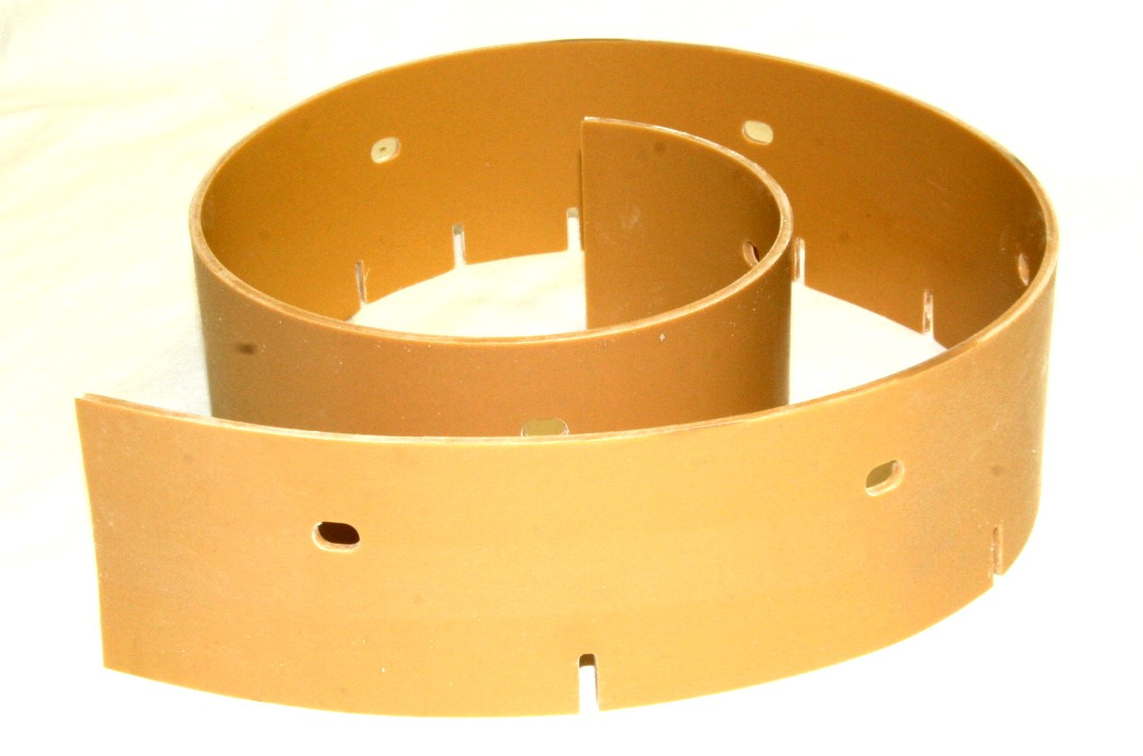 260265: PowerBoss Aftermarket Tan Gum Front Squeegee