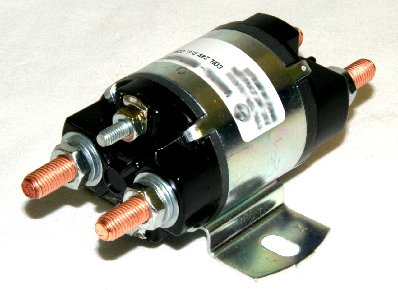 7250125: Taylor-Dunn Aftermarket Solenoid,Spdt 24V,100 Amp