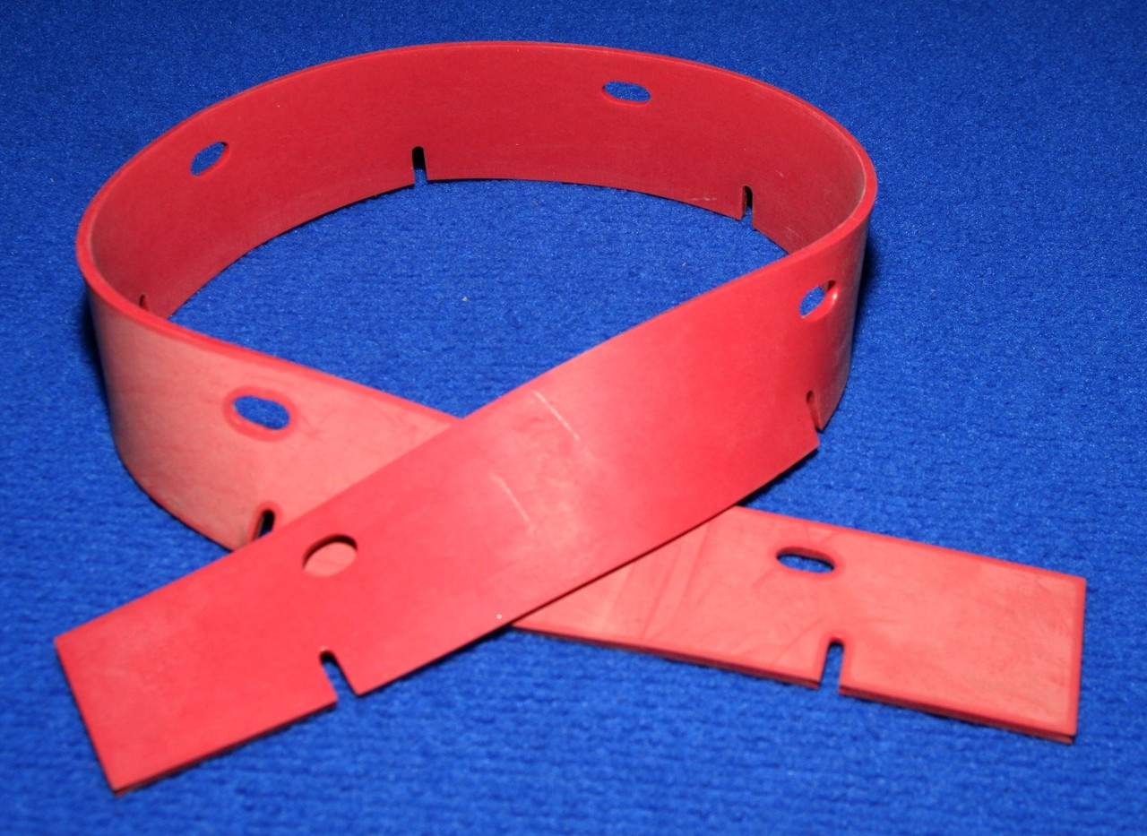 612980: Tennant - Castex Nobles Aftermarket Squeegee, Red Durashield