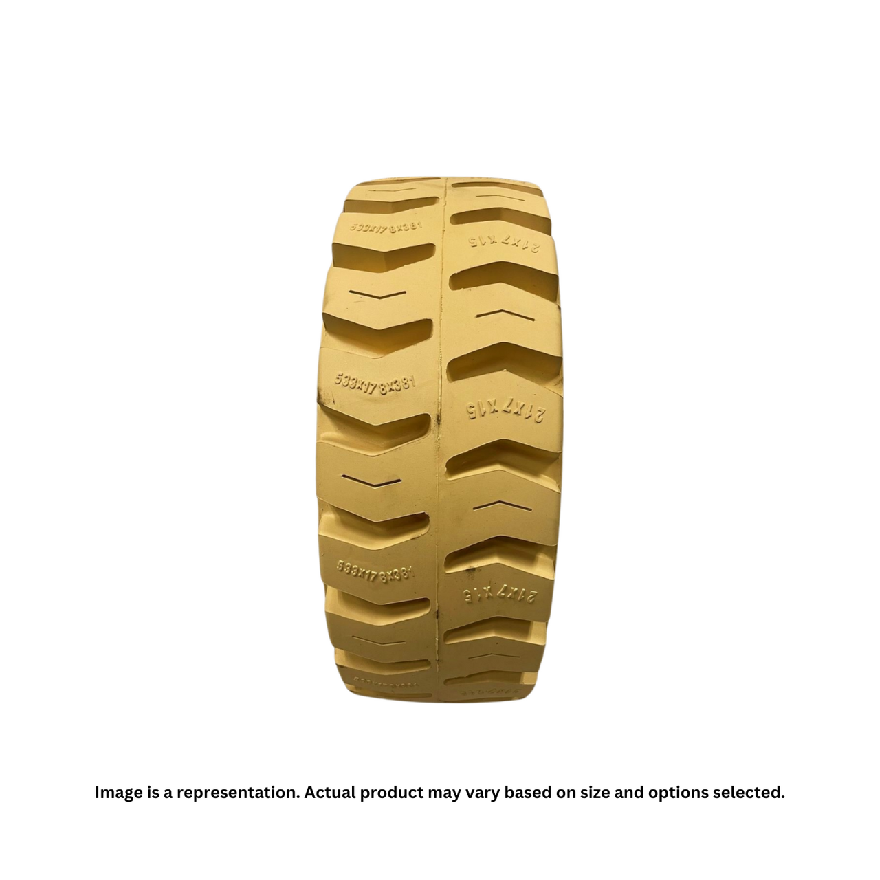 4485102: 18X6X12-1/8 Wide Track Traction Non Marking Tire 4485102: 18X6X12-1/8 Wide Track Traction Non Marking Tire