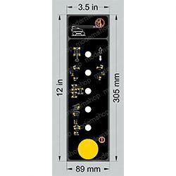 1704528: Aftermarket Gradall Decal Remote Box 120HX