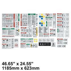 233225: Aftermarket Genie Decal Kit - 1930 Comp Words